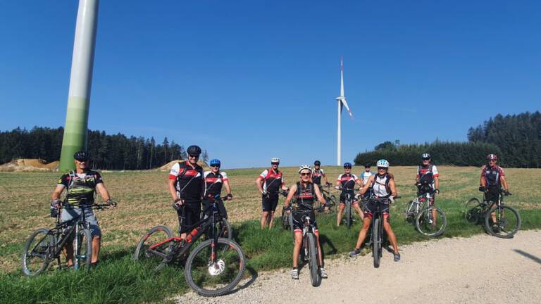 Mountainbike Windräder