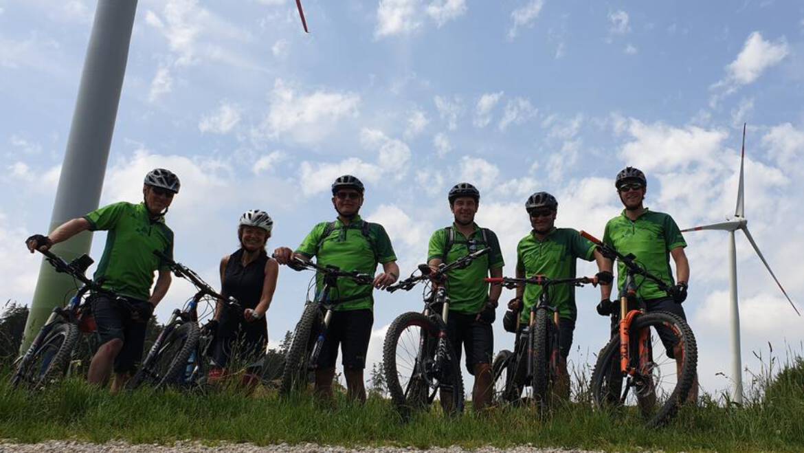 Mountainbike Windradtour