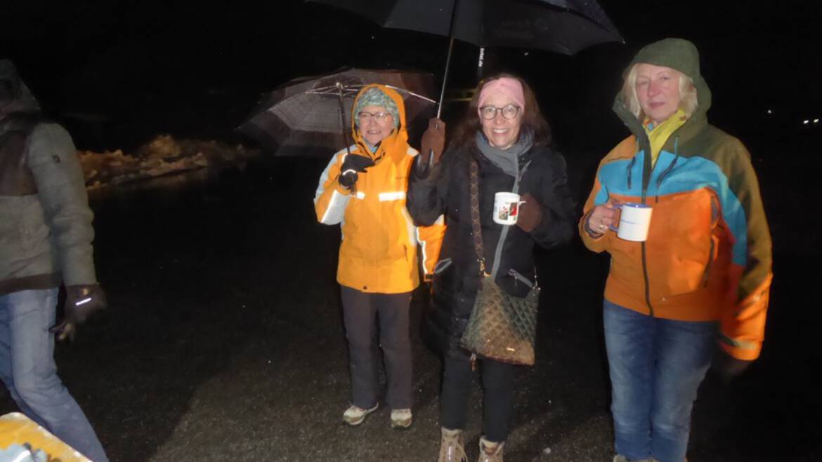 Winterwanderung trotz Regen